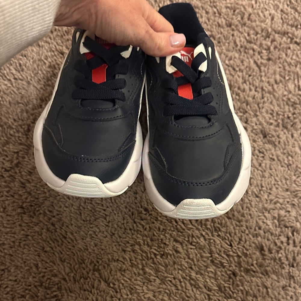 Puma Kids Sneakers in Navy and Red - Picture 4 of 5